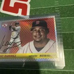 Manny Ramirez 2025 Topps Chrome Platinum Diamond Etch Refractor /55 - Image 3