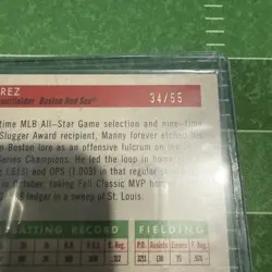 Manny Ramirez 2025 Topps Chrome Platinum Diamond Etch Refractor /55 - Image 5