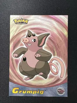 Pokemon Advanced Grumpig Topps Card 38 Vintage TCG Non Holo - Image 1