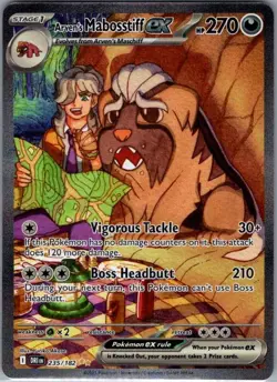 Arven's Mabosstiff ex 235/182 SIR SV10: Destined Rivals - Pokemon Card - NM - Image 1