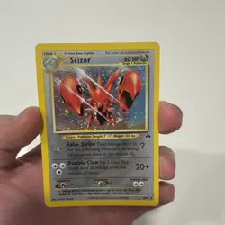 Scizor - 10/75 - Pokemon Neo Discovery Unlimited Holo Rare Card WOTC LP - Image 1