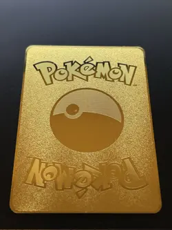 Mega Charizard X EX 125/094 Pokemon Premium Gold Metal Card Collectible - Image 2
