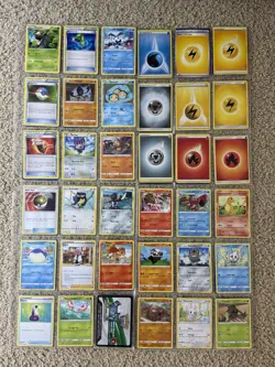 Huge Pokemon Card Lot 390+ Cards GX EX VMAX Holo Rare + Binder + Sleeves - Image 5