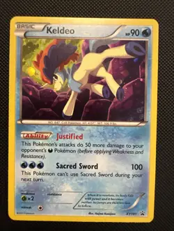 Keldeo XY191 XY Holo Black Star Promo Pokemon - Image 1