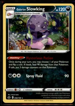 Pokemon TCG - Galarian Slowking (Cosmos Holo) Holo Rare Miscellaneous Cards & Pr - Image 1