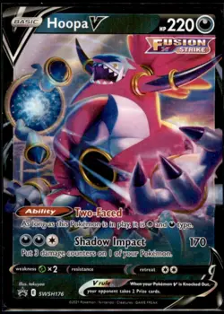 Pokemon TCG - Hoopa V - Promo SWSH: Sword & Shield Promo Cards SWSH176 LP - Image 1