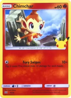 Chimchar - 12/25 - McDonald's 25th Anniversary Promos - Pokemon TCG - LP - Image 1