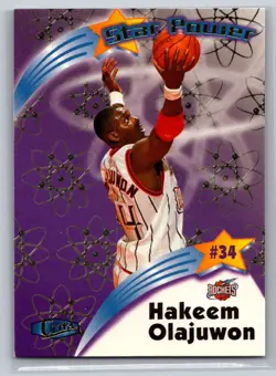 1997-98 Fleer Ultra Star Power Hakeem Olajuwon #17SP Houston Rockets The Dream - Image 1