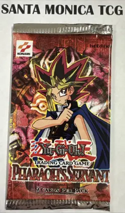Yu-gi-oh! Pharaohs Servant 1st Edition Booster Pack 53334289443 - Image 1