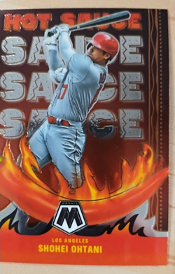 2022 Panini Mosaic Shohei Ohtani HOT SAUCE Insert SP Angels / Dodgers #HS-6 RARE - Image 4