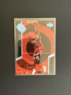 1999 Upper Deck Michael Jordan #S30 SUPER POWERS BLUE INSERT CARD Bulls - Image 1