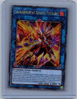 Salamangreat Raging Phoenix (Quarter Century Secret Rare) RA04-EN083 NM - Image 1