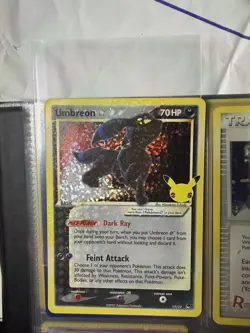 Pokemon - Umbreon Gold Star from Celebrations 25th Anniversary 17/17 - Image 2