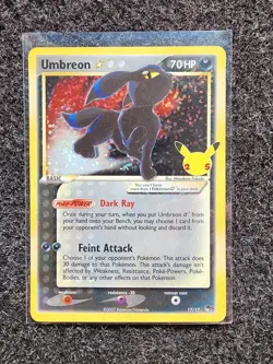 Pokemon - Umbreon Gold Star from Celebrations 25th Anniversary 17/17 - Image 1