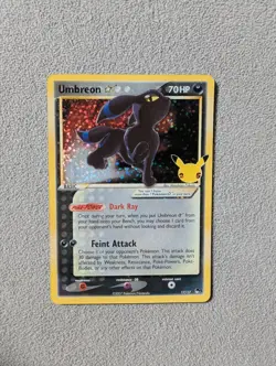 Pokemon - Umbreon Gold Star from Celebrations 25th Anniversary 17/17 - Image 1