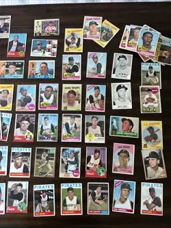 Huge Vintage Pittsburgh Pirates Lot Mostly 50’s and 60’s Cards - Image 4