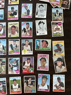 Huge Vintage Pittsburgh Pirates Lot Mostly 50’s and 60’s Cards - Image 5