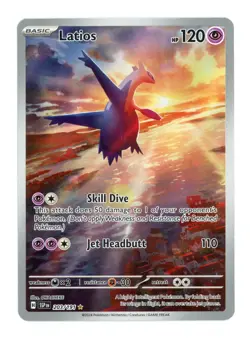 Latios 203/191 Illustration Rare Surging Sparks Pokemon Near Mint - Image 1