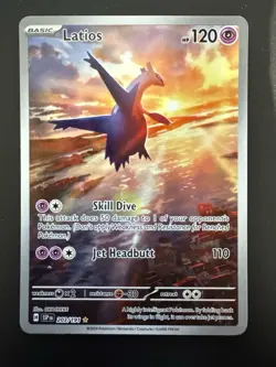 Latios 203/191 Illustration Rare Surging Sparks Pokemon Near Mint - Image 1