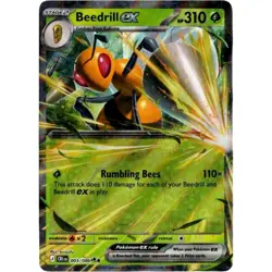 Beedrill ex 003/086 Double Rare Chaos Rising Pokemon Holo Near Mint - Image 1