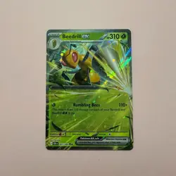 Beedrill ex 003/086 NM Holo Double Rare Chaos Rising Pokemon Card English 151 - Image 1