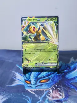 Beedrill Ex 003/086 ME Chaos Rising Holo Pokemon TCG Card EN Double Rare - Image 1