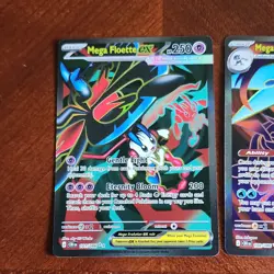 Pokemon TCG CIR Full Art Holo EX Lot 3 Mega Floette EX Greninja EX Dragalge EX - Image 2