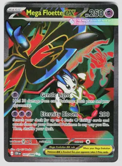 MEGA FLOETTE EX 101/086 ULTRA RARE CHAOS RISING POKEMON HOLO NM/M - Image 1