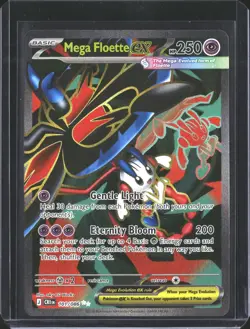 Mega Floette ex 101/086 Ultra Rare Chaos Rising Pokemon Holo NM/M - Image 1