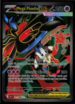 Mega Floette ex 101/086 Chaos Rising Holo Ultra Rare Pokemon - Image 1