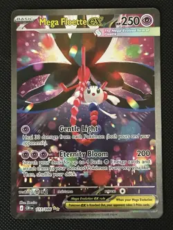 Pokemon TCG Mega Floette EX 117/086 Chaos Rising Holo Rare EN 2026 - Image 1