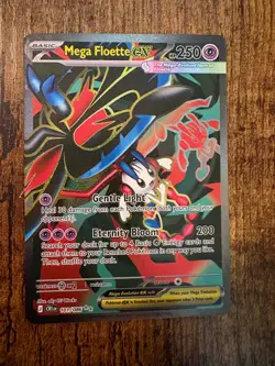 Mega Floette ex 101/086 Ultra Rare Chaos Rising Pokemon Holo NM - Image 1