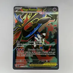 Mega Floette ex 101/086 Ultra Rare Chaos Rising Pokemon Holo Near Mint - Image 1