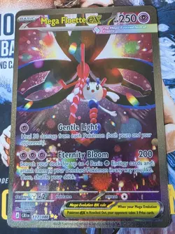 Nintendo Pokemon TCG Mega Floette EX 117/086 CR1 Full Art Foil Ultra Rare EN - Image 1