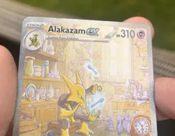 Pokemon TCG Scarlet & Violet 151 #201/165 Alakazam ex Special Illustration Rare - Image 4