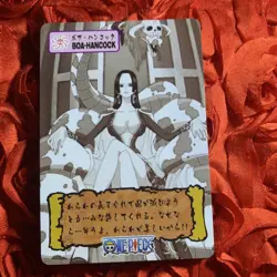Boa Hancock ONE PIECE Goddess Foil Waifu Anime Holo Girl Card Side - Image 4