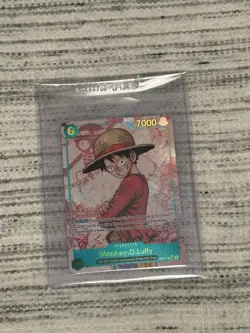 Monkey D Luffy OP13-118 SEC RED Alt Art One Piece Carrying On His Will English - Image 1
