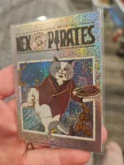 Neko Pirates One Piece Collectible Thick Trading Card Foil Holo PR S005 Glitter - Image 2