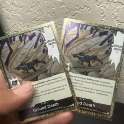 2x Ground Death OP14-096 Rare The Azure Sea's Seven One Piece NM - Image 1