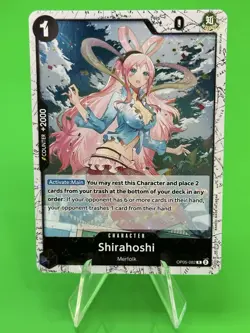 💥One Piece PRB-01 The Best Shirahoshi Pirate Flag Foil OP05-082, Rare!!💥 - Image 1