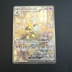 Pokemon TCG Alakazam EX Scarlet & Violet-151 201/165 Special Illustration Rare - Image 1