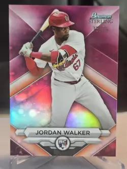 2023 Bowman Sterling Magenta Refractor RC 75/75 Jordan Walker Bookend! - Image 1