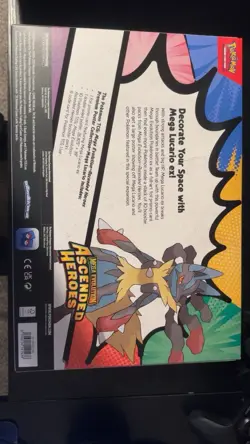 Pokemon TCG Ascended Heroes Premium Poster Collection Mega Lucario NEW SEALED - Image 2