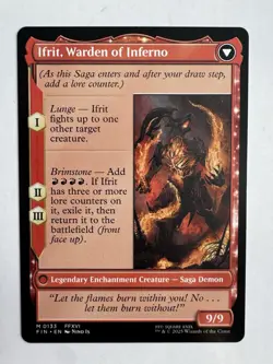 MTG: Clive, Ifrit's Dominant (Final Fantasy, Mythic) MINT - Image 2