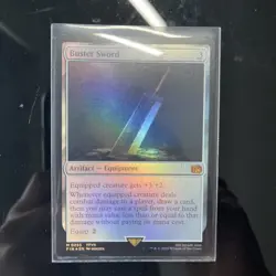 Final Fantasy MTG M 0255 Buster Sword FOIL: Mythic (NM) - Image 1