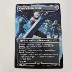 Umezawa's Jitte/ Cloud's Buster Sword MTG Final Fantasy Secret Lair Non-Foil - Image 1