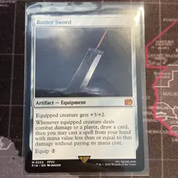 Magic the Gathering - Final Fantasy - Buster Sword 0255 Non Foil - Image 1