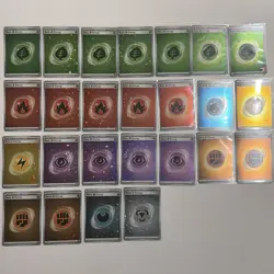 151 Cosmos Holo Energy Mixed Lot Of 25 Cards Pokemon SVE 001-008 - Image 1