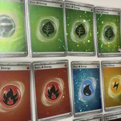 151 Cosmos Holo Energy Mixed Lot Of 25 Cards Pokemon SVE 001-008 - Image 4