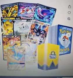 Pokemon Triple Power Ultra Rare Battle Bundle 100+ Pokemon Cards 3X Double Or... - Image 1